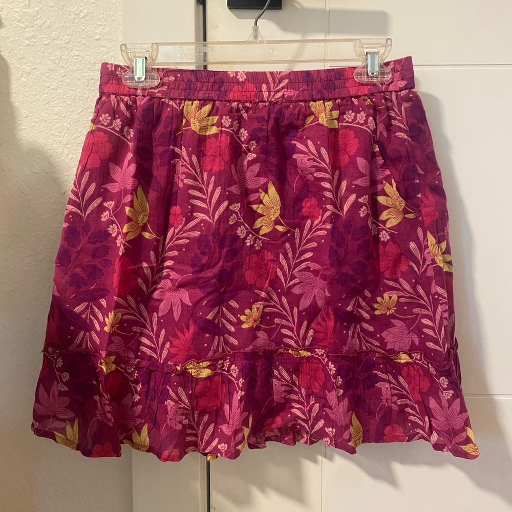 RACHEL Rachel Roy Pink and Yellow Floral Skirt